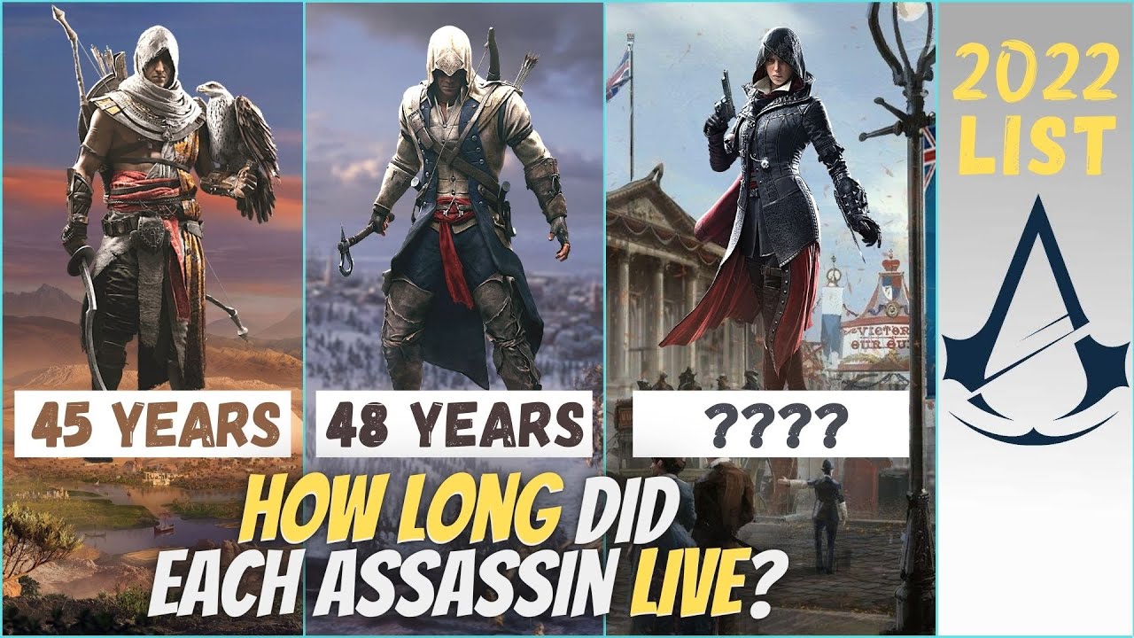 Assassin s Creed How Long Did Each Assassin Live YouTube Assassin s Creed How Long Did Each Assassin Live YouTube