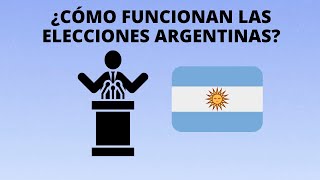 ¿Cómo funcionan las elecciones en Argentina?