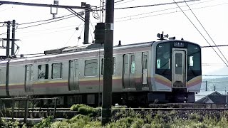 信越本線上り始発E129系A2編成420M　新潟→長岡