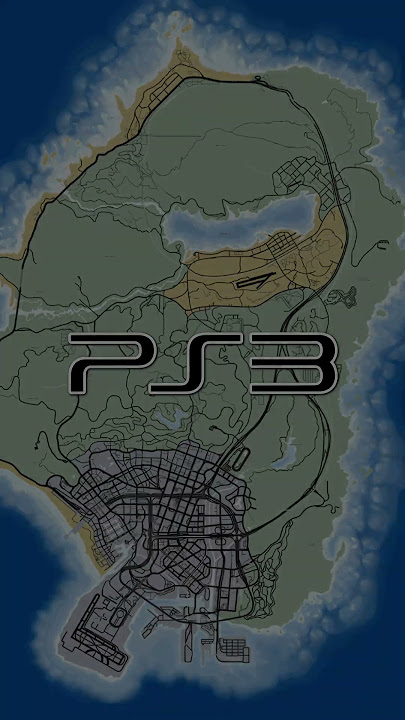 GTA 5 Map PS3 vs PS4 😱🗺️