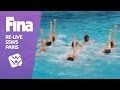 Relive  technical team paris  fina synchronised swimming world series 2017