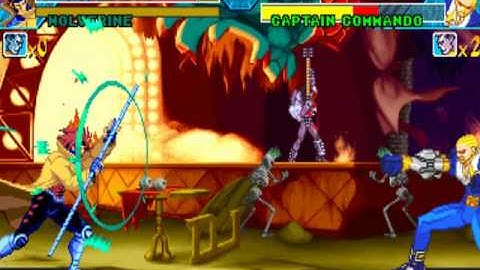 MvC Teamplay - Gambit/Wolverine vs Zangief/Captain Commando pt. 1