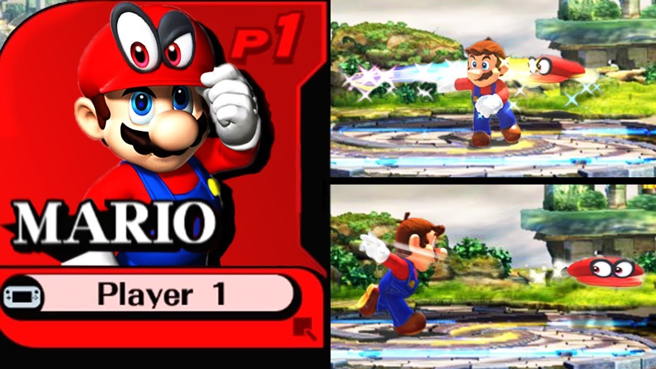 marios moveset in super smash bros 5 switch youtube