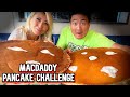 MASSIVE 20&quot; MCDADDY PANCAKE CHALLENGE at The Potholder Cafe in Long Beach, CA!! ft. @RockstarEater