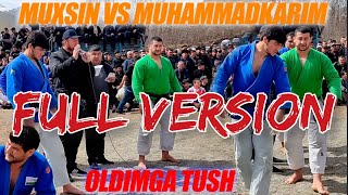 Muxsin Vs Muhamadkarim ! Sangardak Katta Kurash Oldi Kim Bo'ldi ! To'liq Video Bomba Palvon Kim Edi!