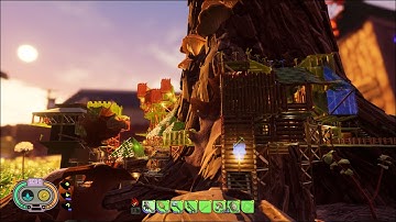 Grounded treehouse base build (oak tree)