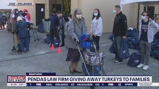 Pendas Law Firm giving away hundreds of free turkeys