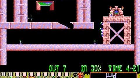 Lemmings - Fun Level 4
