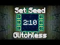 FORMER WORLD RECORD - Minecraft in 2:10 (Set Seed Glitchless)