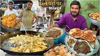 30/- Punjab Street Food ka Desi illuminati Nashta | Street Food India