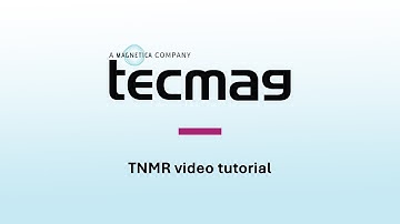 VIDEO TUTORIAL - TNMR add subtract tool (Tecmag)