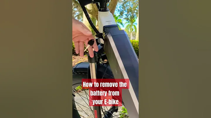 E-bike battery removal