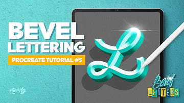 Bevel Lettering Tutorial: Inline Light Brush (Procreate Brushes)