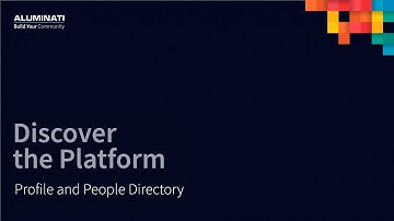 Aluminate Community Builder Platform: Profile and People Directory Alumni Platforms