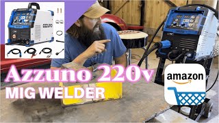 Reviewing The Cheapest Mig Welder on Amazon  Azzuno MIG200A 220v Multiprocess Welder