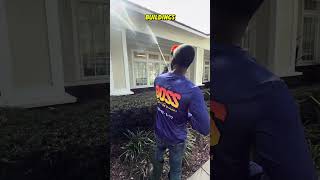 BOSS POWER WASH CLEANS COMMERCIAL PROPERTY WITH EASE #bosspowerwash #pressurewashing