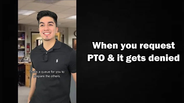 When you request PTO and it gets denied