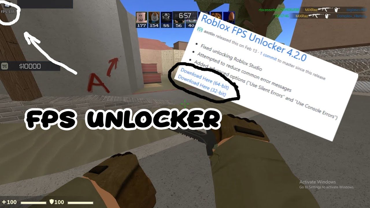 How To Get Roblox Fps Unlocker Youtube - roblox fps unlocker youtube