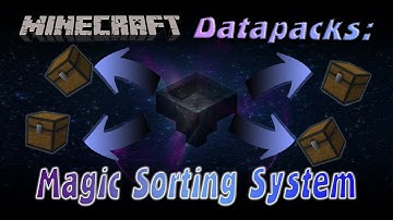 Minecraft Datapacks: Magic Sorting System