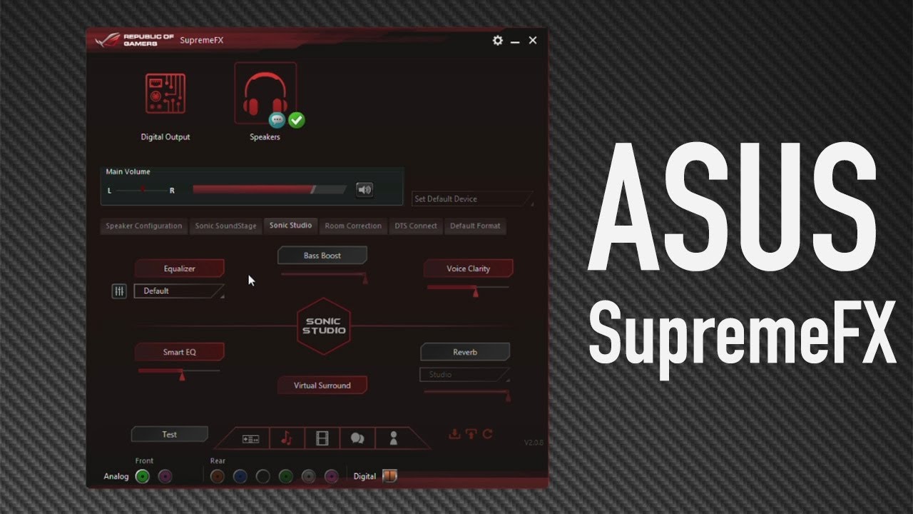 ASUS SupremeFX (Hardware Audio Adjustments for ROG ...