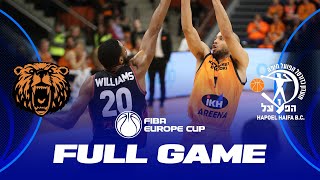 Karhu Basket v Hapoel B-Cure Laser Haifa | Full Basketball Game | FIBA Europe Cup 2022