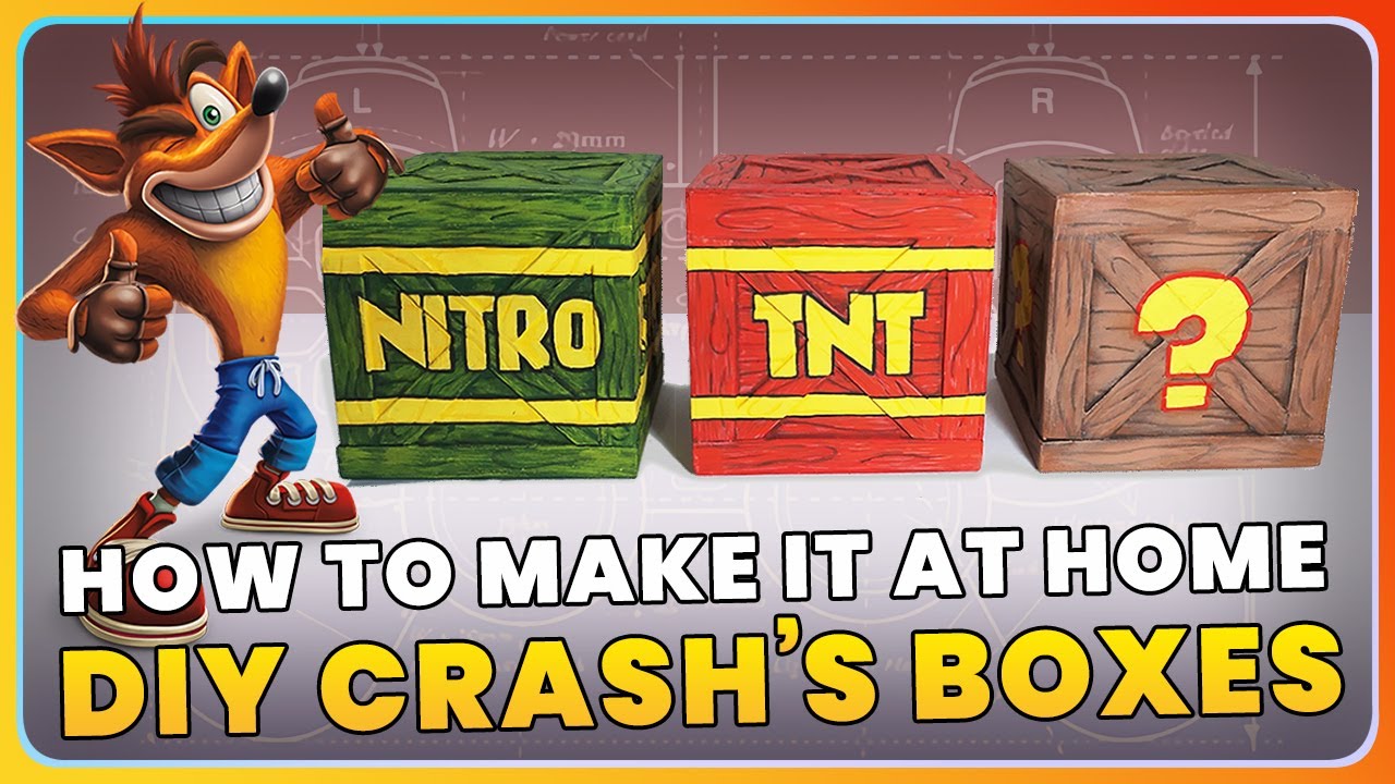 [TUTORIAL] DIY - How to make Crash's boxes - YouTube