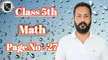 Pseb Class 5th Math page No. 27 fully solved