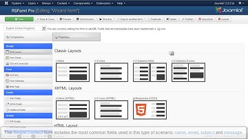 RSForm!Pro Creating Forms