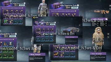 SEASON 6 ALL CRATES IN COD MOBILE