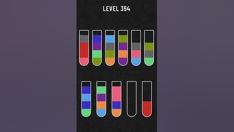 Water Sort Puzzle Level 394 Walkthrough Solution Android/iOS 💦