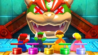 Mario Party The Top 100 - Minigames - Mario vs Luigi vs Daisy vs Peach (Master CPU)