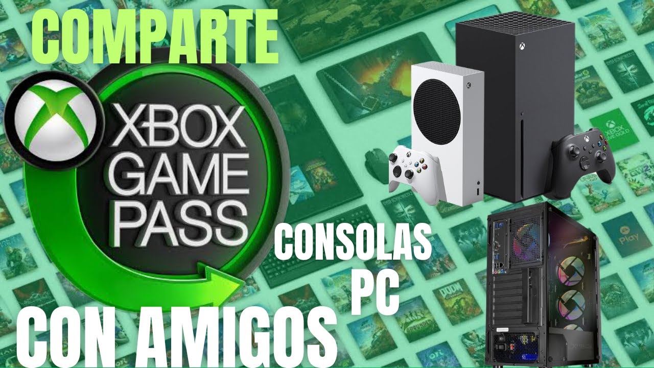 Compartir XBOX GAME PASS😱 en hasta 2 consolas y en 10 PC's 🔥/ Xbox one