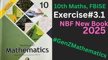 Ex 3.1 | 10th Math | NBF | Federal board | Matrices and Determinants
