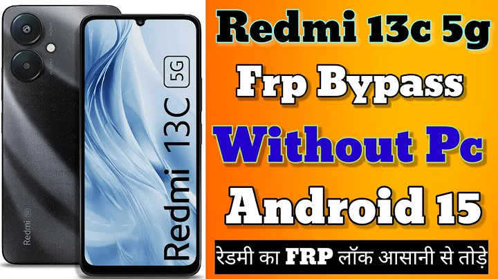 Redmi 13c 5g Frp Bypass Without Pc  || All Xiaomi Redmi Frp Bypass Android 15 Without PC new method