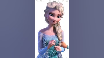 Elsa spooky transformation||Elsa dark  fantasy art cartoon|