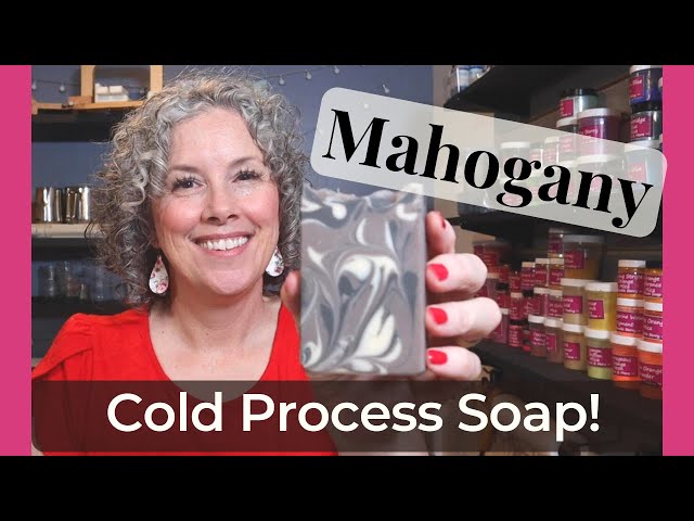 Mahogany & Amber Best Cold Process Soap Making Video and DIY