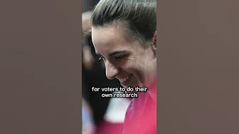 Caitlin Clark encourages voters to educate themselves while declining to endorse Harris #shorts thumbnail