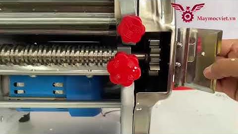 Hướng dẫn cách tháo lắp thanh cán bột mì của máy cán mực chạy điện VMC37 đúng cách #maycanmuc