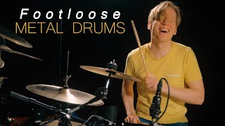 Metal drummer plays Footloose by Kenny Loggins | Drum Cover | Nikke K