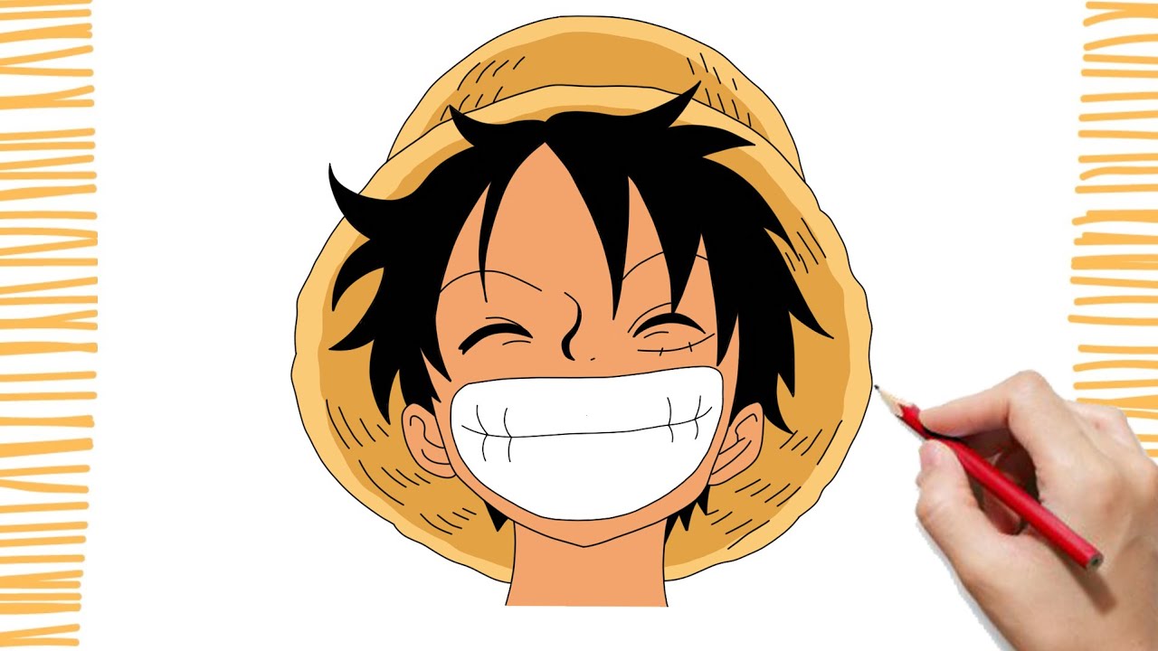 Como Desenhar o Luffy One Piece passo a passo #comodesenhar #tutorial #luffy  