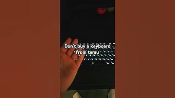 Don’t buy a keyboard from temu #shorts #viral