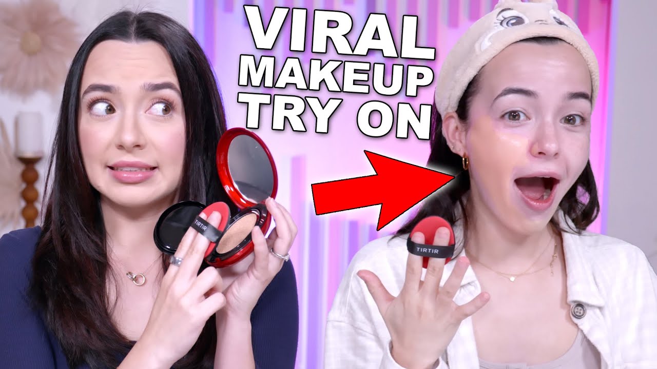 Trying Viral TikTok Makeup from Japan - Merrell Twins