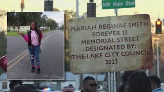 Lake City unveils street named in dedicated to 12-year-old gun violence victim