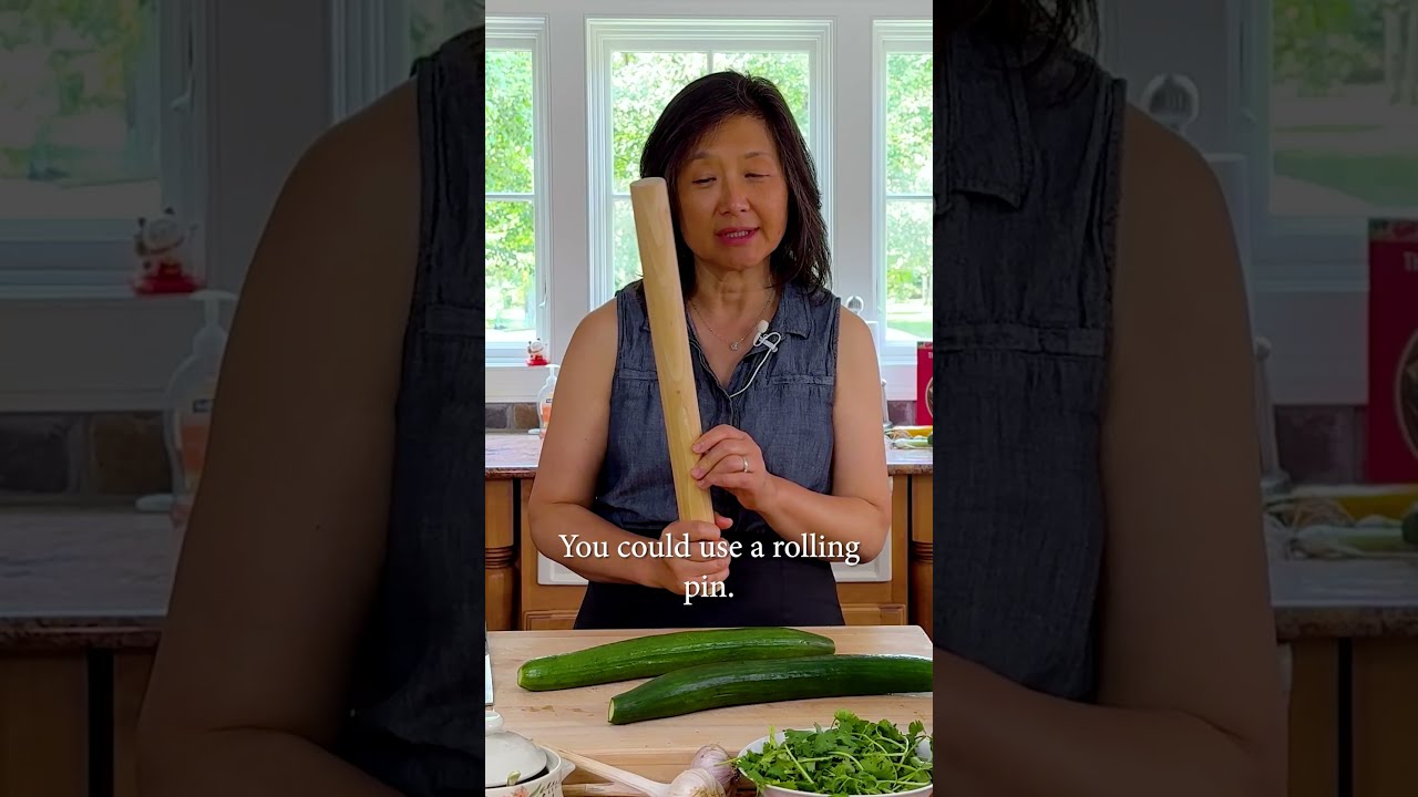 Smashed Cucumber Salad The Easiest Summer Woks Of Life