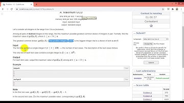 A.Minimum GCD Codeforces Round #651 (Div. 2) | Md Shahinur Rahman