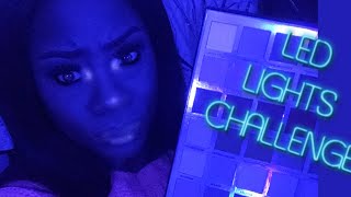 LED LIGHTS MAKEUP CHALLENGE | Inspired by James charles  \& NikkieTutorials