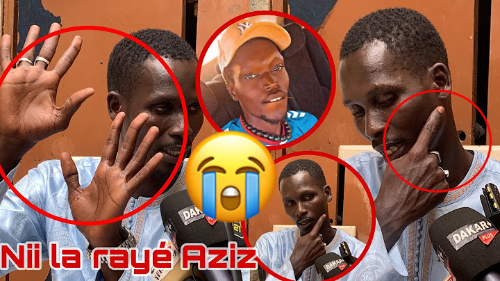 😭Daniouko Bett mouy Ndéki Allahou Akbar .. Aziz's brother makes revelation 😱