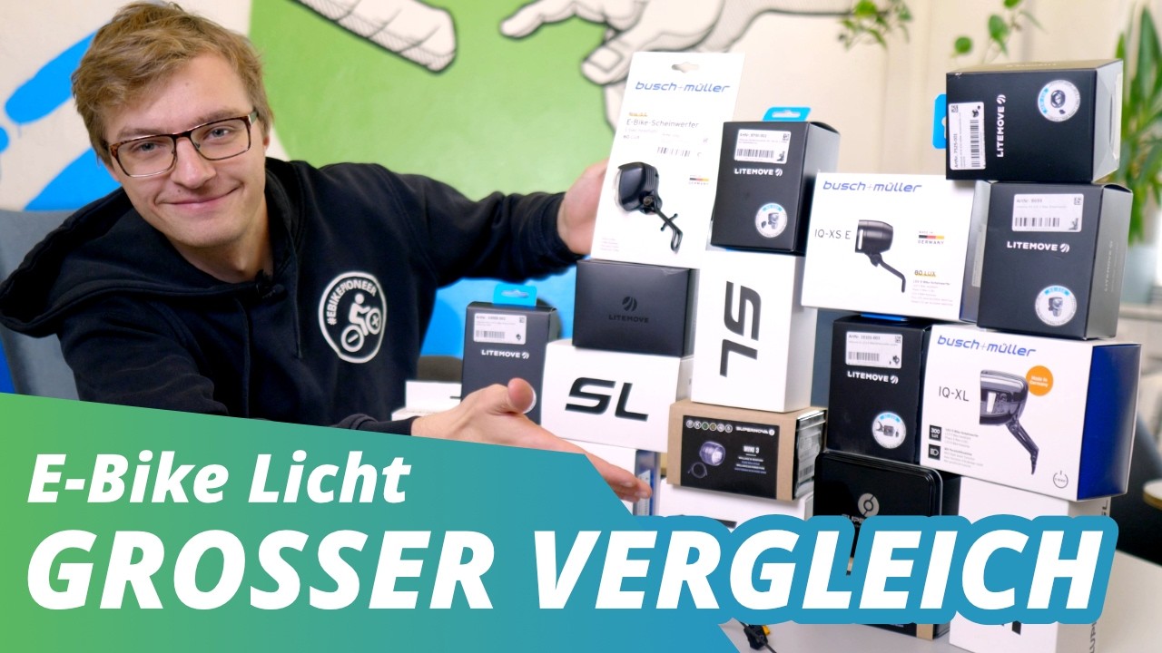 E-Bike Scheinwerfer Test 2025 ✅👉 das sind die Besten!