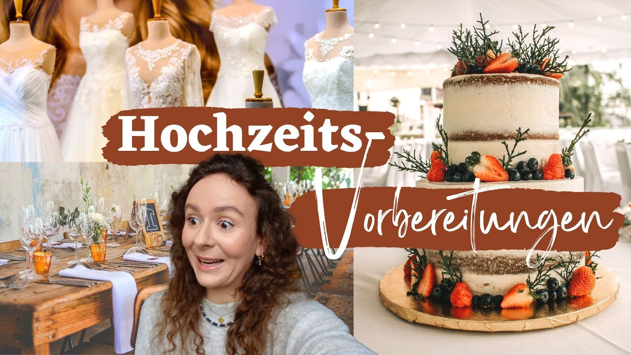 Unsere Hochzeitsvorbereitungen » Veganes Menü, Ringe, Brautkleid & Herausforderungen │VLOG