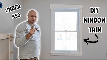 Installing Craftsman Style Window Trim For Under $50 Dollars!!! DIY